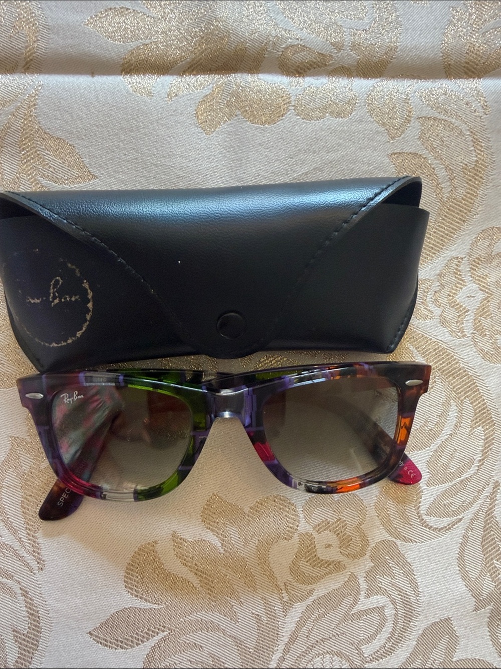 Ray-Ban Multicolor Tortoiseshell Wayfarer Sunglasses